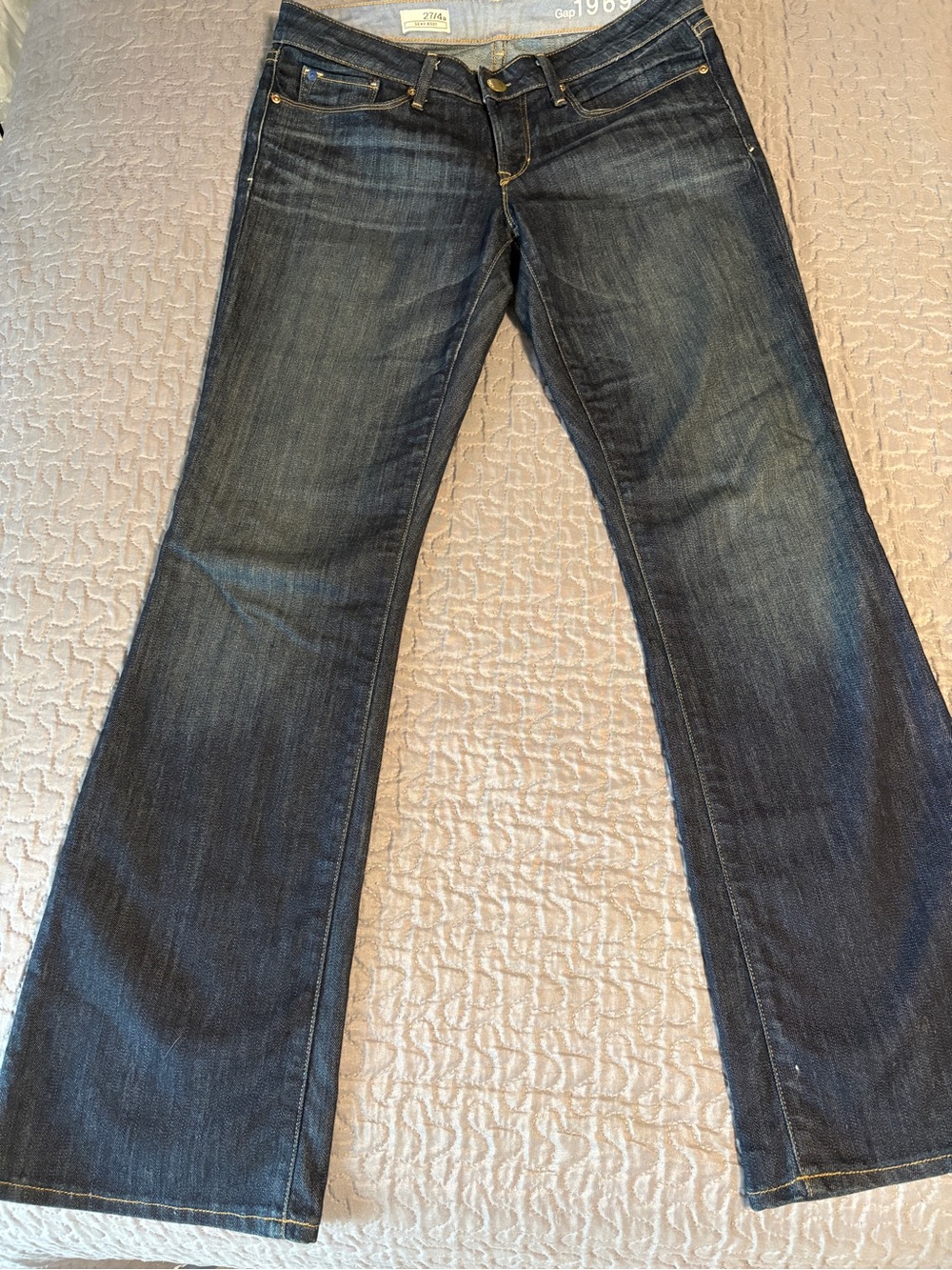 Gap 1969 Sexy Boot Jeans Women’s 27/4 Dark Wash Low Rise Bootcut